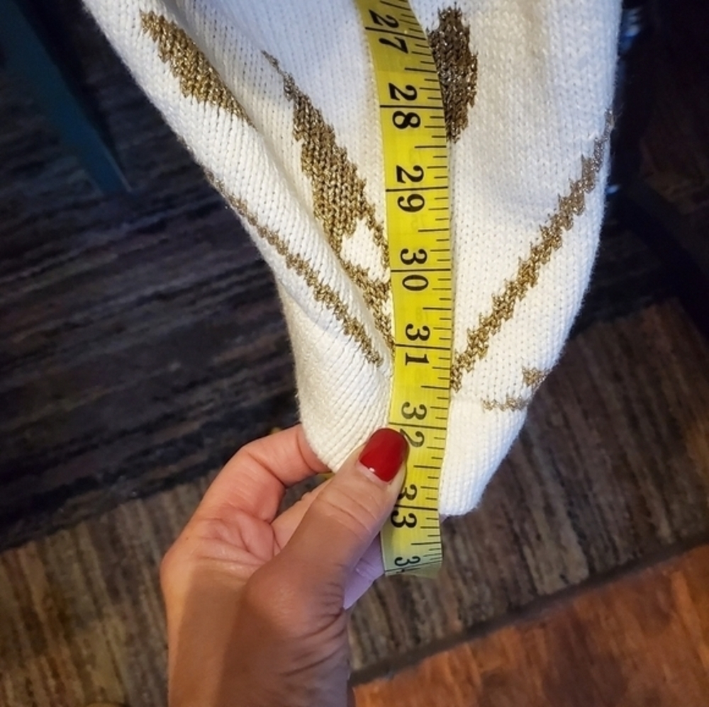 White Outlander Gold Winter sweater 14‎ - Picture 7 of 12